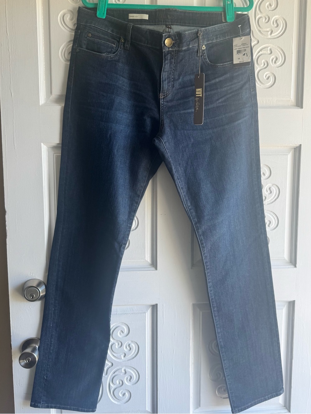 Kut from the Kloth Dianna Skinny Dark Blue Jeans NWT